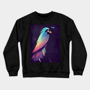 Starry Galaxy Crow Crewneck Sweatshirt